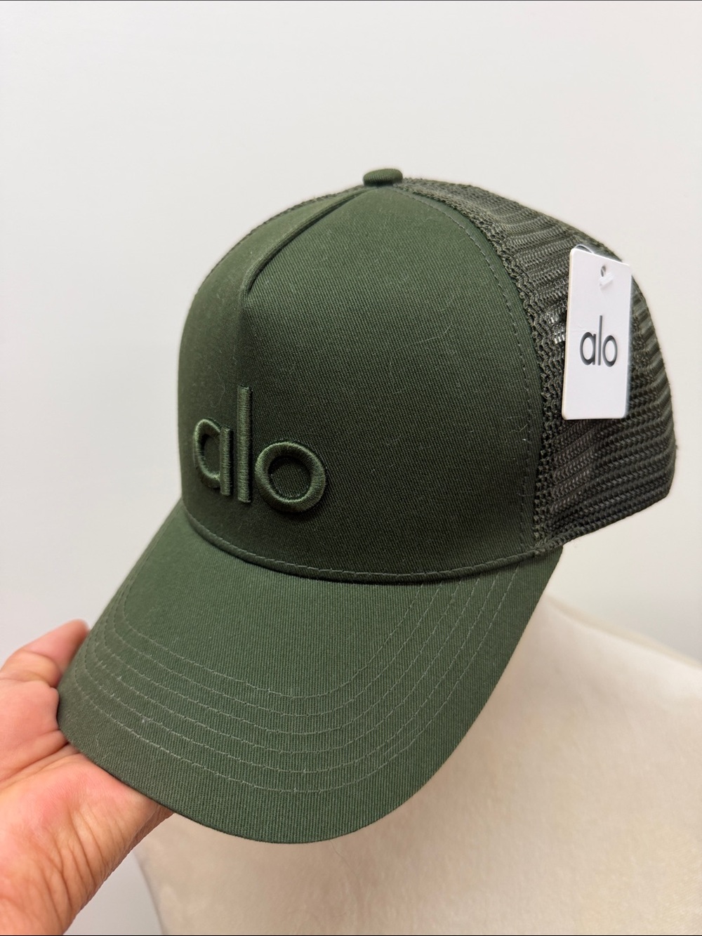 Alo Olive Green Trucker Hat
